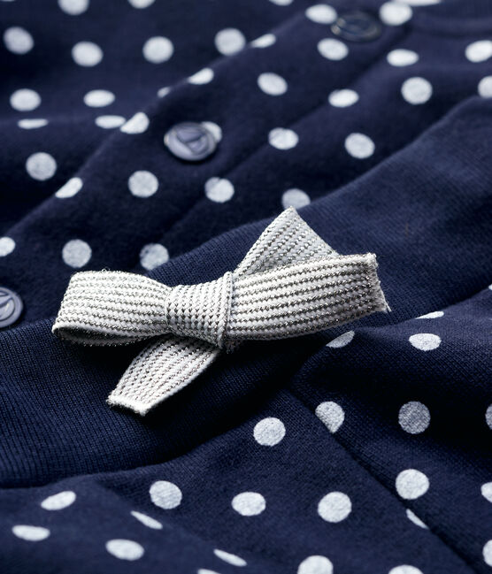 Babies' Fleece Tracksuit SMOKING blue/MARSHMALLOW white