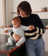 Babies' velour pyjamas