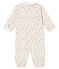 Baby girl's print tubic combi sleepsuit MARSHMALLOW white/MULTICO white