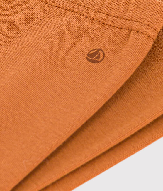 Babies' Cotton Leggings ECUREUIL brown