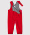 Baby boy's long dungarees TERKUIT red