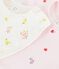 Pack of babies' floral-print cotton bibs variante 1