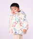 Babies' puffer jacket in animal print polyester