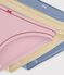 Pack of women's cotton striped pants multicolor
