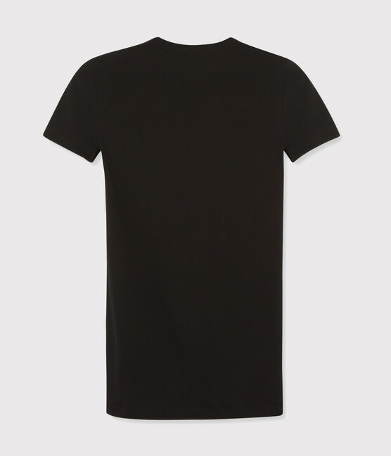 Women's Iconic Cotton Round Neck T-Shirt NOIR black