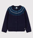 Girls' Wool/Cotton Cardigan