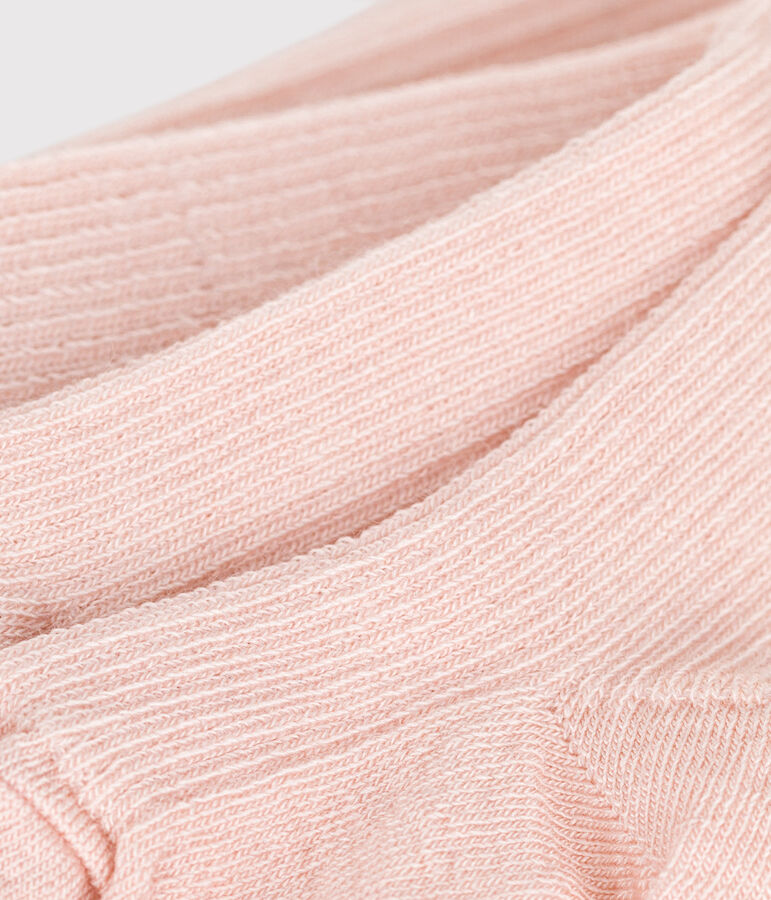 Babies' woollen tights pink