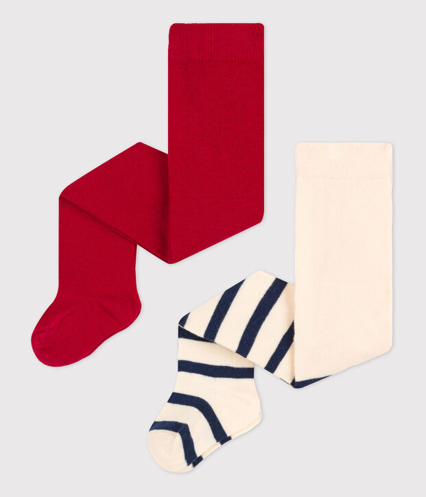 Babies' Jersey Tights - 2-Pack multicolor