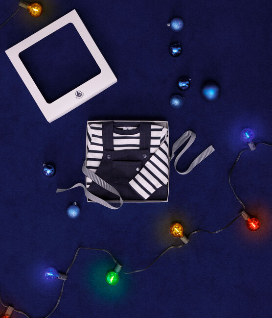 Baby's Gift Set with Dungarees and a Breton Top variante 1