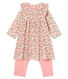 Baby Girls' Printed Dress/Leggings