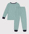 Children's raccoon print brushed fleece pyjamas PAUL /MULTICO