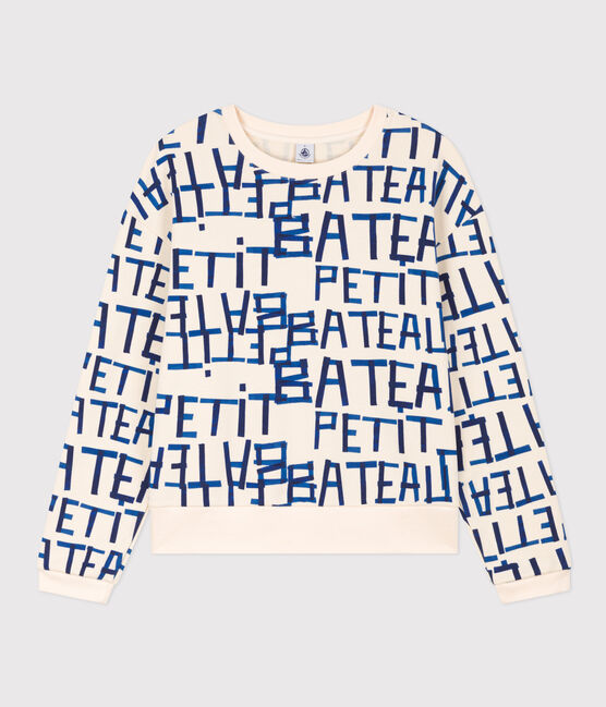 Women's Fleece Sweatshirt AVALANCHE white/MULTICO
