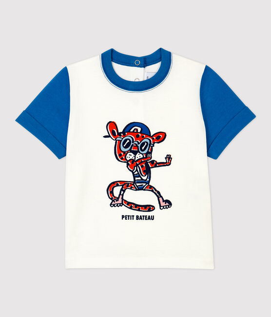 Babies' Cotton T-Shirt MARSHMALLOW white