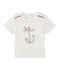 Baby boy's short-sleeved T-shirt MARSHMALLOW white