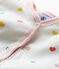 Baby Girls' Footless Ribbed Sleepsuit MARSHMALLOW white/MULTICO CN