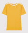Women's Cotton T-Shirt BOUDOR yellow