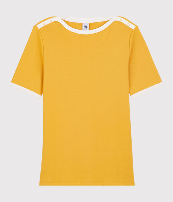 Women's Cotton T-Shirt BOUDOR yellow