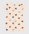 Babies' Short Cotton Playsuit AVALANCHE white/MULTICO
