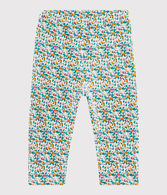 Baby girl's trousers MARSHMALLOW white/MULTICO white