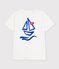 Unisex short-sleeved plain cotton T-shirt white