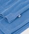 Women's plain ribbed velour pyjamas blue
