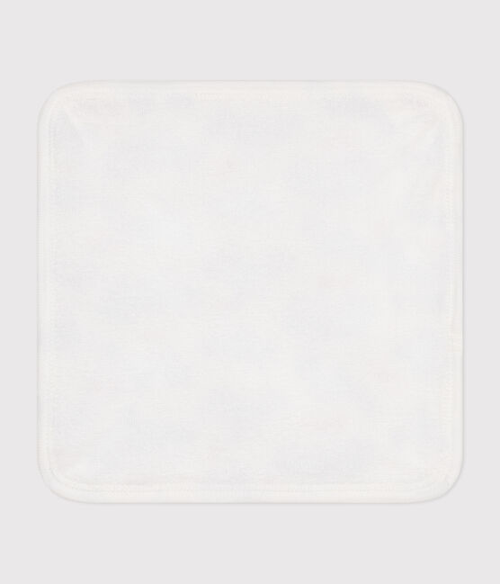 Paris print cotton and terry baby wipes MARSHMALLOW white/MULTICO white