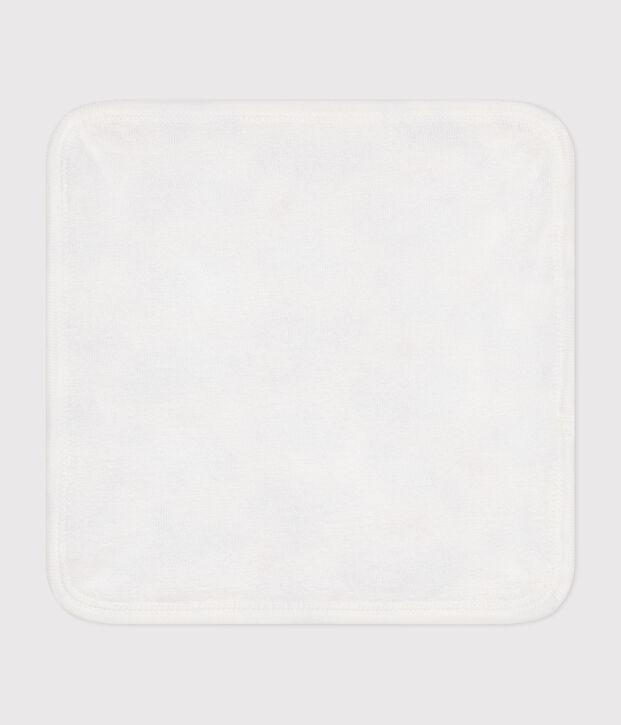 Paris print cotton and terry baby wipes white/multicolor