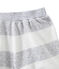 Boy's two-fabric shortie pyjamas POUSSIERE grey/LAIT white
