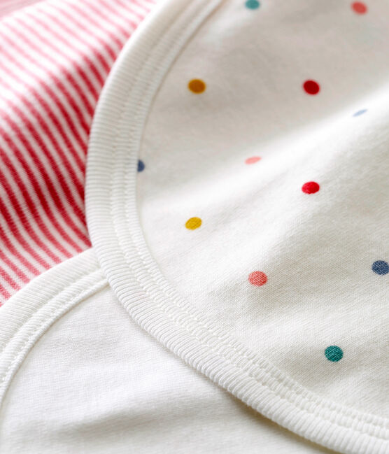 Baby girl's bib trio variante 1