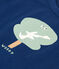 Boys' short-sleeved fine jersey T-Shirt MEDIEVAL blue