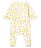 Baby Boys' Sleepsuit in Extra Warm Brushed Terry Towelling MARSHMALLOW white/MULTICO white