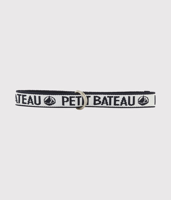 Logo Belt SMOKING blue/MARSHMALLOW white