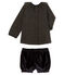 Baby Girls' Clothing - 2-Piece Set NOIR black/MULTICO white