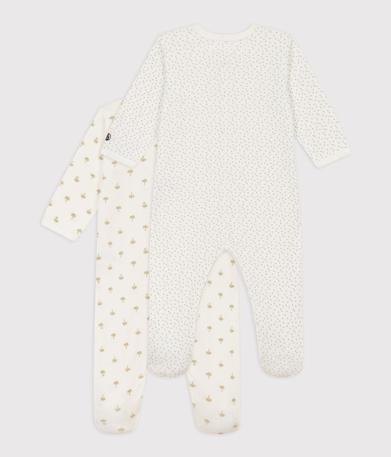 Palms and Stars Cotton Sleepsuits - 2-Pack variante 1