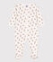 Printed Cotton Sleepsuit MARSHMALLOW white/MULTICO white