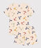 Children's Short Cotton Scooter Print Pyjamas AVALANCHE white/MULTICO