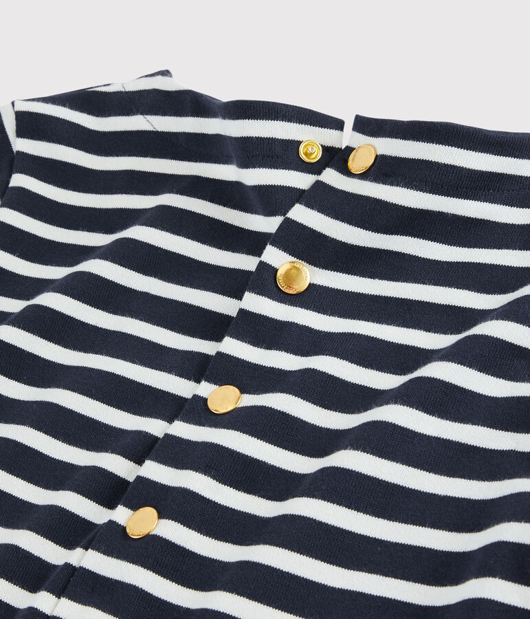 Women's Breton striped dress blue/white