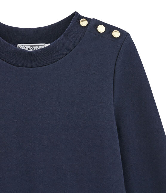 women's straight cut dress SMOKING blue