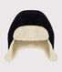 Children's corduroy and sherpa chapka