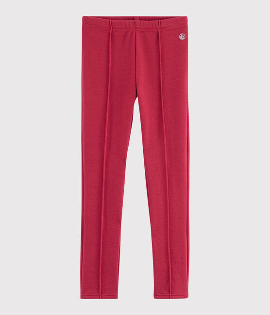 Girls' Fleece Jeggings POPPY pink