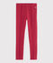 Girls' Fleece Jeggings POPPY pink