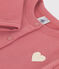 Girls' fleece cardigan ROSEWOOD pink