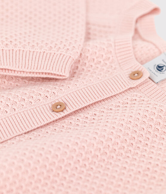 Girls' Cotton Cardigan SALINE pink