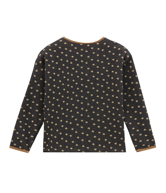 Girl's blouse CITY black/DORE yellow