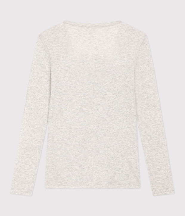 Women's second-skin light cotton T-shirt BELUGA CHINE