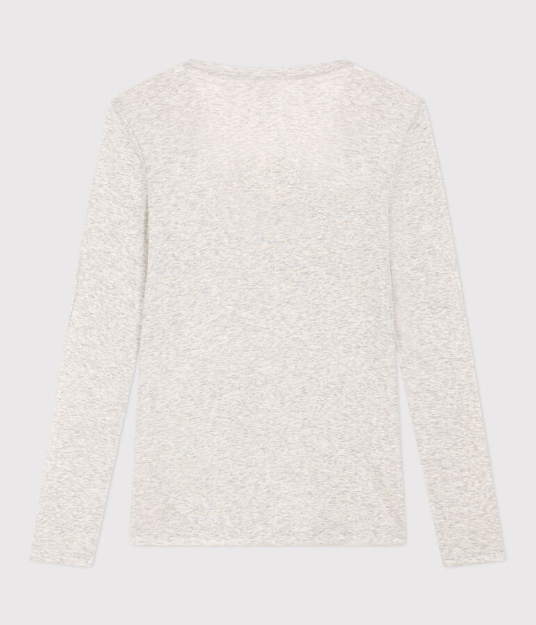 Women's second-skin light cotton T-shirt grey