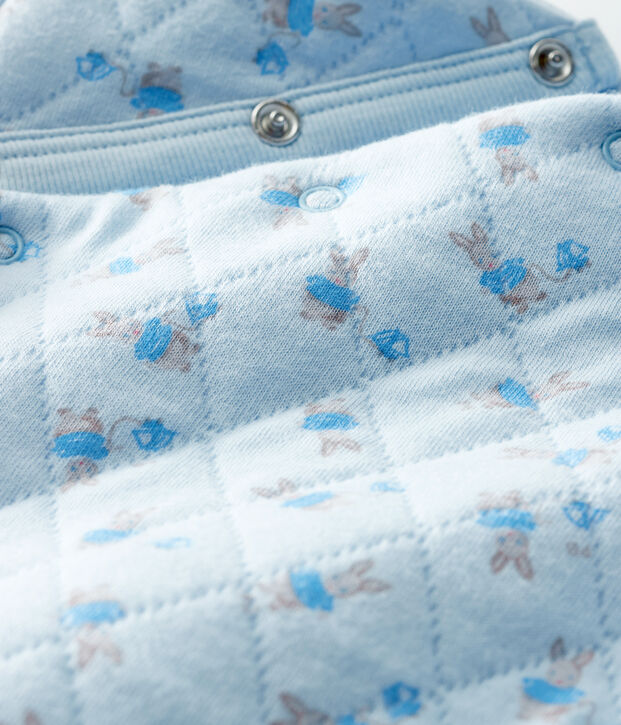 Unisex Baby's Long Tube Knit Bodysuit blue/multicolor