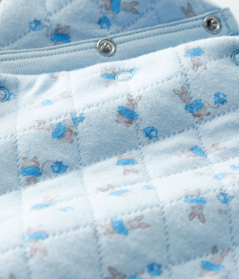 Unisex Baby's Long Tube Knit Bodysuit blue/multicolor