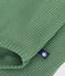 Babies' long-sleeved rollneck cotton bodysuit PALMERAIE green