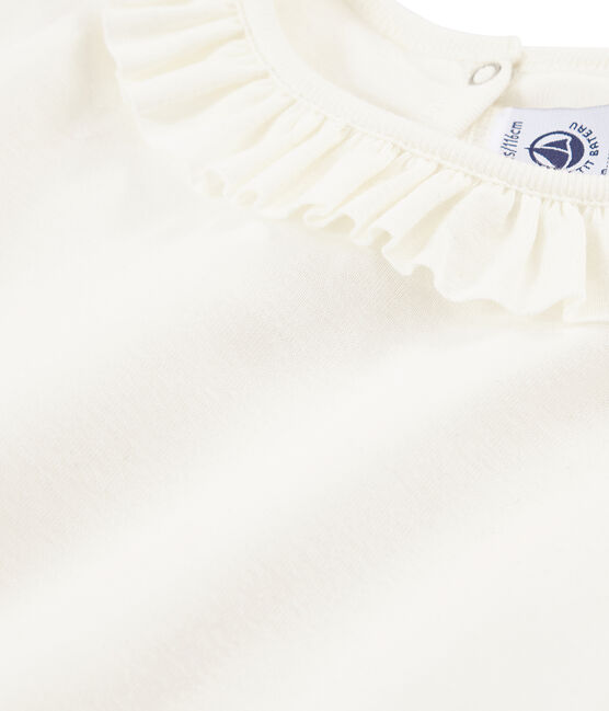 Girls' Short-sleeved T-shirt MARSHMALLOW white